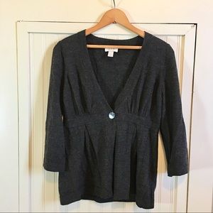 LOFT one button cardigan